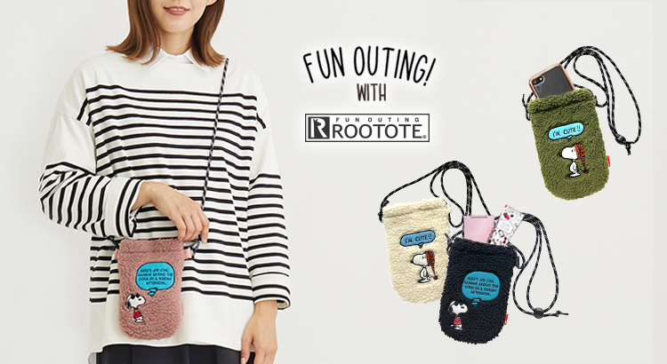 ROOTOTE】寒い季節が恋しくなる♡もこもこボアにキュートなスヌーピー