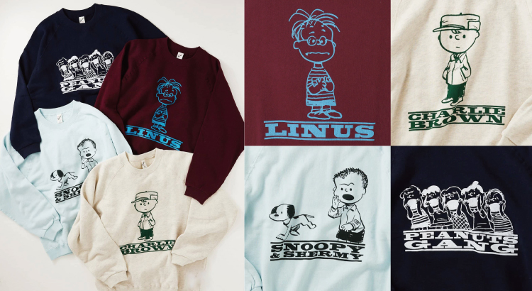 PEANUTS×SPORTS WEAR by relume】別注 クルーネックスウェット 